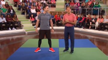 Medias largas Questar usadas por Laurent Amzallag en The Dr. Oz Show octubre, 3 2018