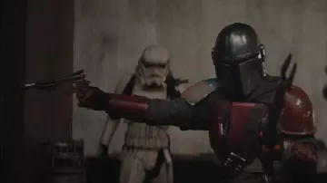 Blaster used by The Mandalorian (Pedro Pascal) as seen in The Mandalorian (Season 1)