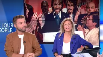 Chaqueta corta de Sandrine Arcizet con espíritu motero en William al mediodía del 06.09.2019