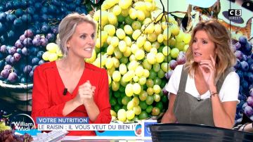 La robe rouge de Sandra Ferreira dans William à midi du 06.09.2019