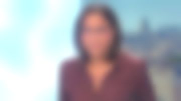 The printed Shirt fluid Karine Baste-Regulated in Télématin