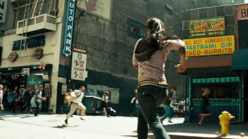 Dickies brand sign as seen in Transformers