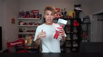 The voodoo doll Supreme red Giancarlo Purch aka Blazendary in Supreme FW19 Week 1 Unboxing / Review *ALL ITEMS*