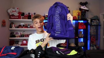 ¡La mochila púrpura (FW18) de Giancarlo Purch aka Blazendary en el video Top 10 Back to School Essentials!