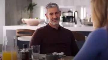 AllSaints long sleeve polo shirt worn by Brian Currie (Michael B. Silver) in The InBetween (S01E06)