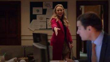 Sandy Liang Cookie Tweed Mini Skirt worn by Ainsley Howard (Rebecca Rittenhouse) in Four Weddings and a Funeral (S01)