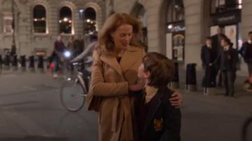 Ted Baker tan gabella mélange de la laine manteau porté par Gemma (Zoe Boyle) dans Quatre Mariages et un Enterrement (S01E09)