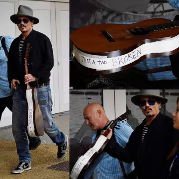 Stetson Stratoliner Felt Hat usado por Johnny Depp Venecia, Italia 7 de septiembre de 2019
