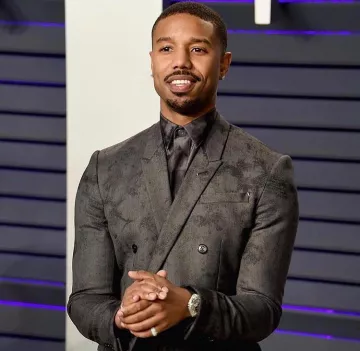 Formal Marble Wool Jacket worn by  Michael B. Jordan Harper's Bazaar Icons September 6, 2019