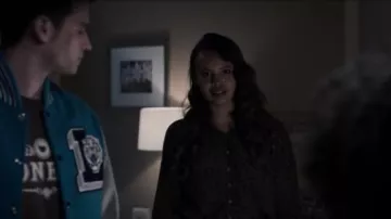 Personnes gratuit vert souhaitant bien haut imprimé porté par Jessica Davis (Alisha Boe) dans les 13 Raisons pour lesquelles (S03E04)