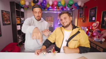 Veste YOKO jaune et noir de MC Fly dans ON PRIVATISE LE PARC ASTÉRIX POUR 1000 ABONNÉS (+ surprise finale)(comment vont-je ?)