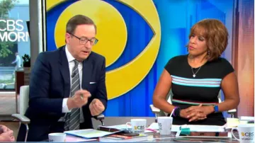 La robe Diane von Furstenberg Hadlie portée par Gayle King dans l'émission CBS This Morning SEPTEMBER 11, 2019