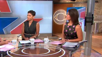Milly Kendrea robe portée par Dana Jacobson sur CBS, Ce Matin, 2 SEPTEMBRE 2019