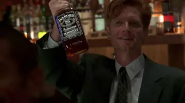 Jack Daniel's tennessee whiskey drank by Ethan Valhere (Eric Stoltz) in Jerry Maguire
