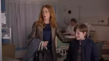 Reiss Zircon Metallic Jacquard Blazer worn by Gemma (Zoe Boyle) in Four Weddings and a Funeral Season 1 Episode 10