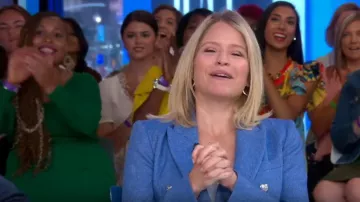 Veronica Beard diego chaqueta dickey usada por Sara Haines en Good Morning America Weekend SEPTIEMBRE 6 2019
