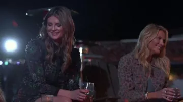  Noir robe imprimée porté par elle-Même (Mischa Barton) dans Les Collines: de Nouveaux Commencements de la Saison 1-Episode12