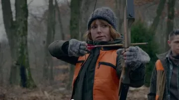 Rebecca Minkoff gris mitaines gants (Alicia Witt) dans Orange is the New Black (Season07-Episode08)