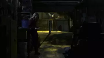 Steve madden black women’s troopa lace-up boot worn by Marie (Kaitlyn Dever) in Unbelievable Season 1 Episode 8