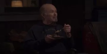 Bass Pro Shops deer mountain hiking trails icon hoodie for men worn by Hank (Grady Lee Richmond) in The Ranch Season 4 Episode 1