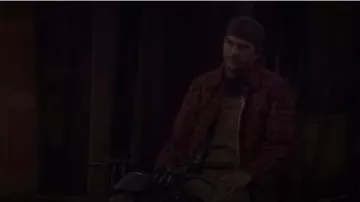 Carharrt Tan men’s duck bib unlined overall R01 worn by Colt Bennett (Ashton Kutcher) in The Ranch Season 4 Episode 1