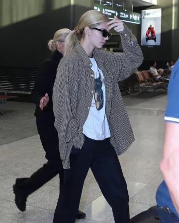 Adidas Originals X Daniëlle Cathari Black Trousers worn by Kendall Jenner in Italy September 17, 2019