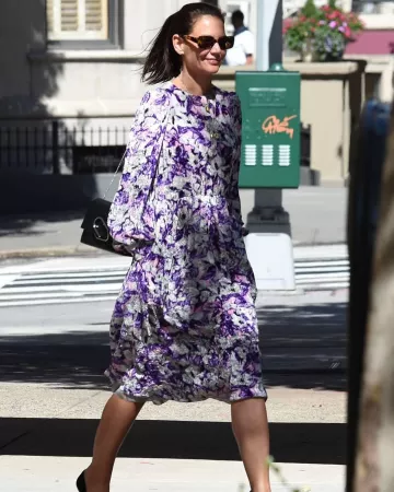 3.1 Phillip Lim Alix Shoulder Bag worn by Katie Holmes in New York City September 17, 2019