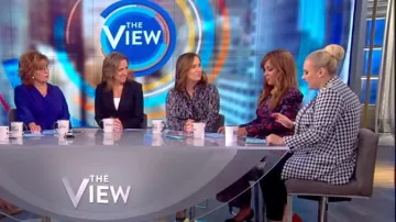 Veronica Beard Selena floral-print stretch-silk midi dress worn by Sunny Hostin on The View September 17, 2019