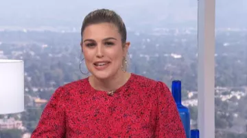 Alice + Olivia Mina minirobe porté par Carissa Loethen Culiner sur E! News le 17 SEPTEMBRE 2019