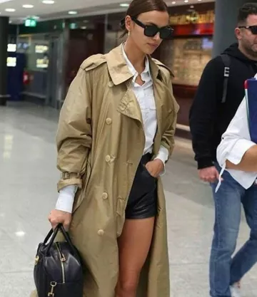 Celine 41732/S Sunglasses worn by Irina Shayk Arriving in Milan September 18, 2019