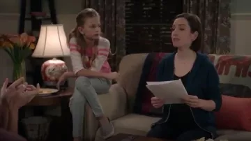 Monrow Jersey Hooded Sweatshirt worn by Jen (Zoe Lister-Jones) in Life in Pieces Season 4 Episode 7