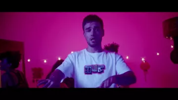 Tee shirt HUF of Liam Payne in-Stack It Up (Official Video) ft. A Boogie Wit da Hoodie