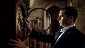 Grandfather Clock used by Andrew 'Andy' Parker (Michael C. Fox) in Downton Abbey