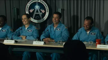L'astronaute de la combinaison de Vol porté par Roy McBride (Brad Pitt) dans Ad Astra