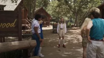 Danner brown lace up hiking boots worn by (Leslie Grossman) in American Horror Story Season09 Episode 01