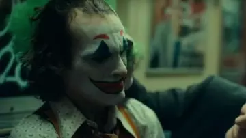 Green Patterned Shirt worn by Arthur Fleck / Joker (Joaquin Phoenix) as seen in Joker
