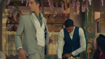 The white shirt worn by an extra in the movie clip Liar of Camila Cabello