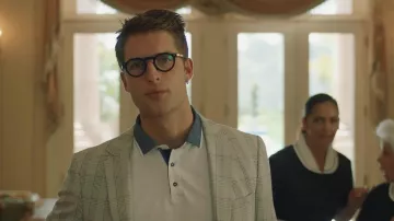 Polo white and blue worn by an extra in the movie clip Liar of Camila Cabello