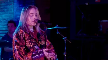 Skoot Apparel Fire Hoodie worn by Billie Eilish for her 2019 MTV live performance