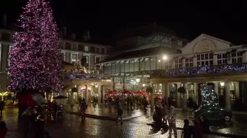Covent Garden Market London UK as seen in Last Christmas