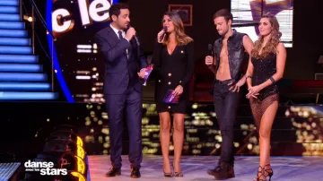 The Shoes Metallic Effect of Karine Ferri on Dancing with the Stars