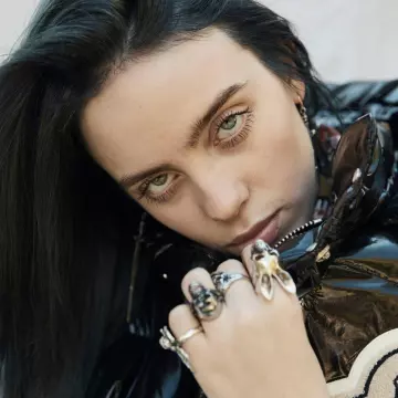 Heart of Bone Poison Ivy Ring worn by Billie Eilish on Instagram post