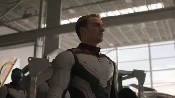 Quantum Faux Leather Jacket worn by Steve Rogers / Captain America (Chris Evans) in Avengers: Endgame