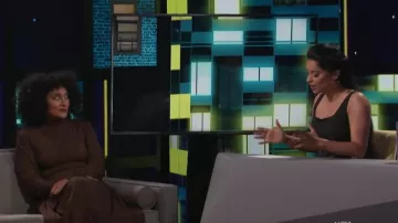 Proenza Schouler Resort 2020 Collection worn by Tracee Ellis Ross on A Little Late with Lilly Singh September 19, 2019