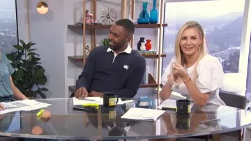 Rachel Comey Sambuco Haut porté par Morgan Stewart sur E! News Le 20 Septembre 2019