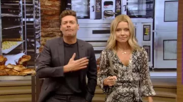 Alice + Olivia Coco Dress worn by Kelly Ripa on LIVE with Kelly and Ryan September 20, 2019