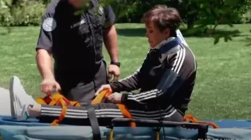 Adidas Black SST Track Pants worn by Kris Jenner in Keeping Up with the Kardashians Season 17 Episode 3