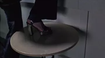 70S Silver Block Straps High Heels Worn By Jenny Curran (Robin Wright) As  Seen In Forrest Gump | Spotern