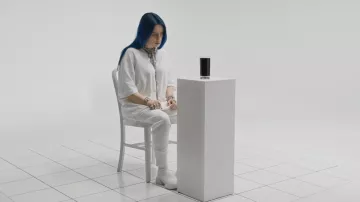 White sock trainers worn by Billie Eilish in her When the party's over music video