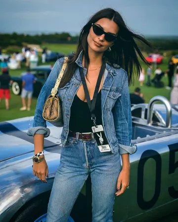 Oliver Peoples Zasia Sunglasses worn by Emily Ratajkowski Bridgehampton September 14, 2019
